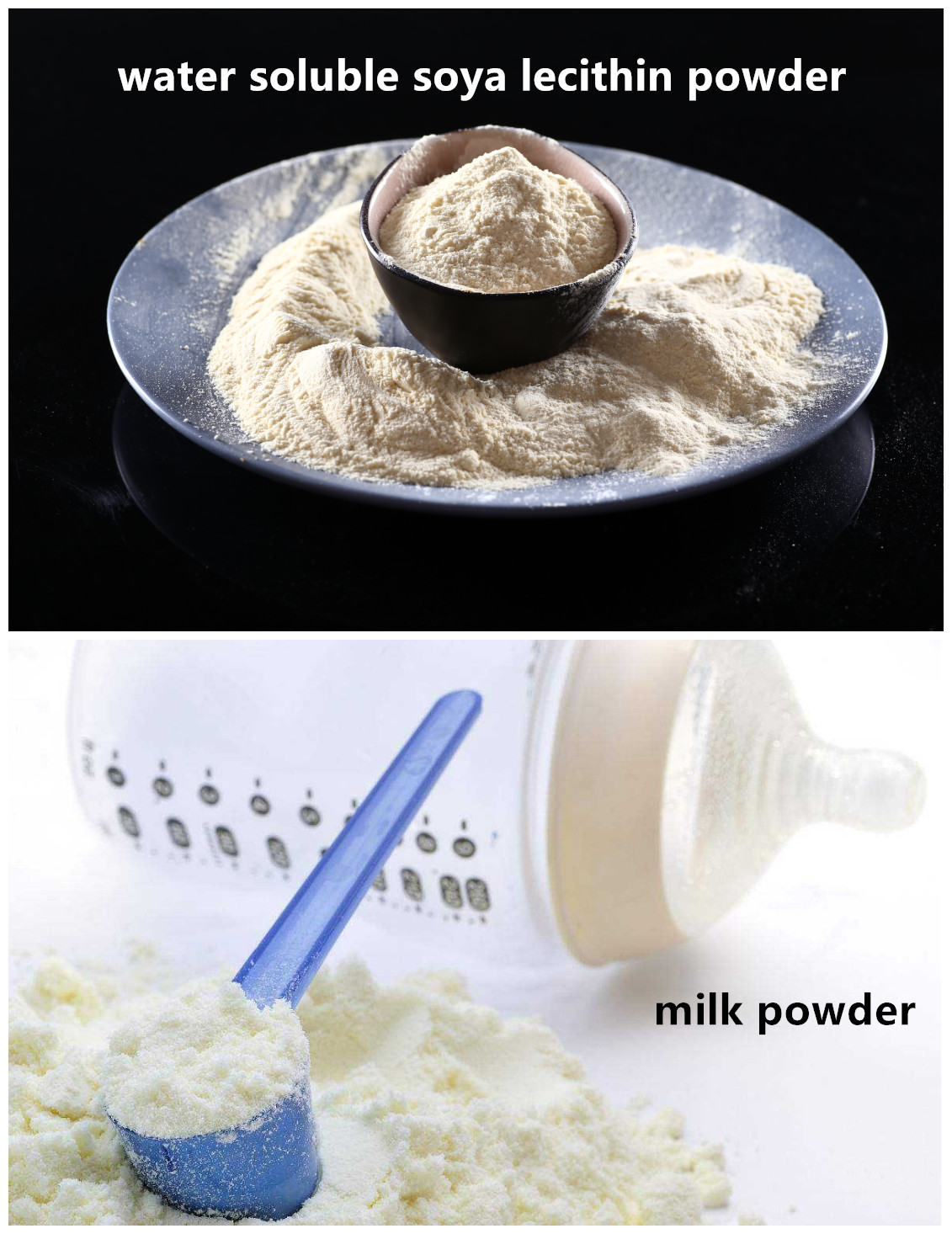 SOYA LECITHIN POWDER ADD METHODS IN MILK POWDER